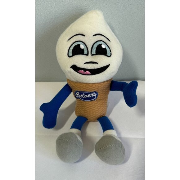 Culver's Scoopie Plush Toy Ice Cream Cone 2019 10" Stuffed Toy Collectible - Picture 1 of 5